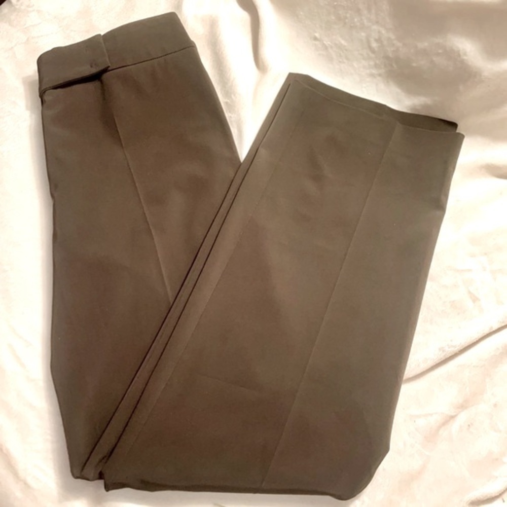 Escada Pants Size Euro 38 Brown Smooth Material Elastane Stretch Designer Pants